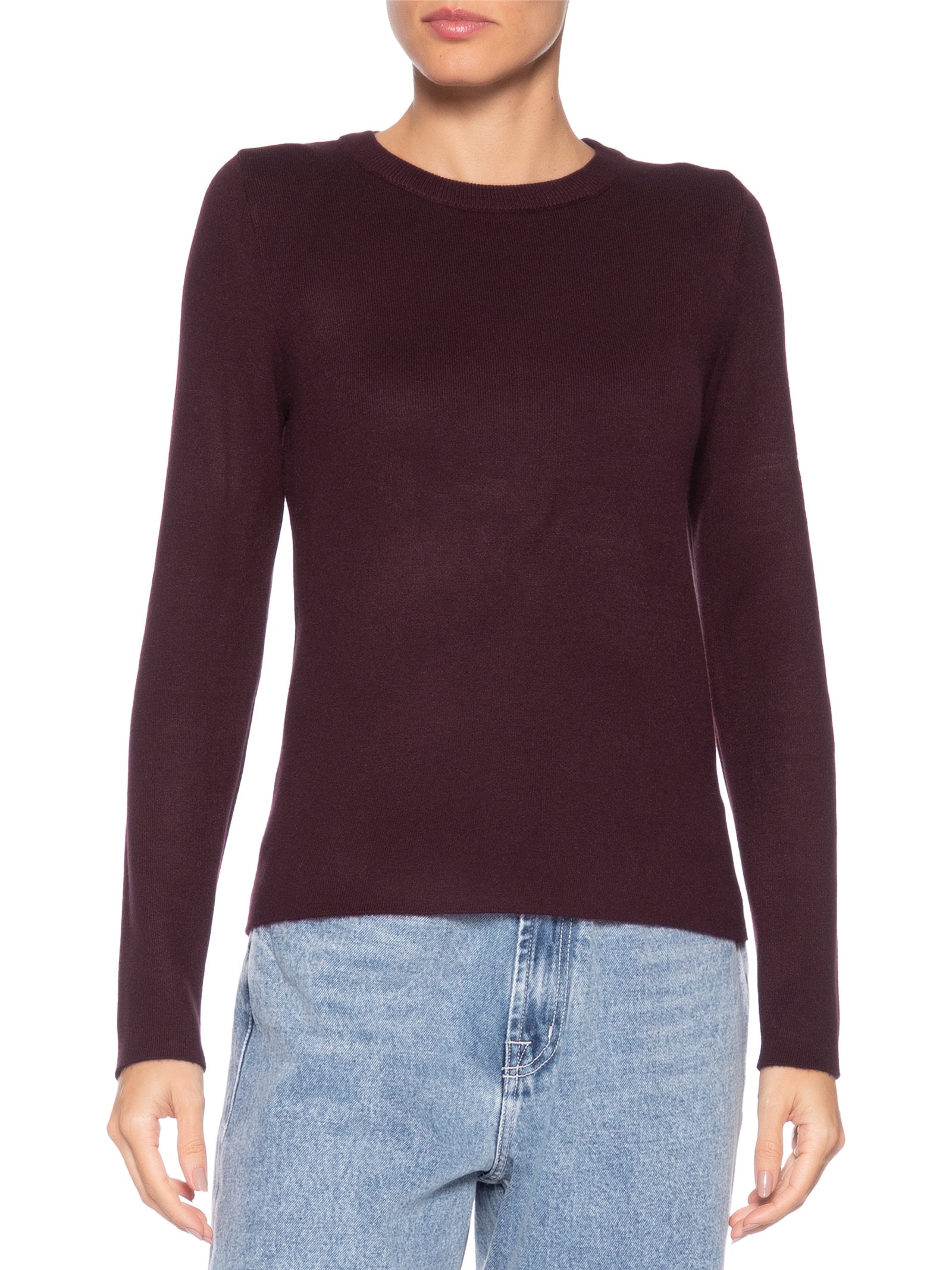 Blusa Feminina Tricot Peluciado – Vermelho Basiq