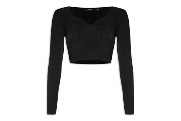 Blusa Feminina Tricot - Preto