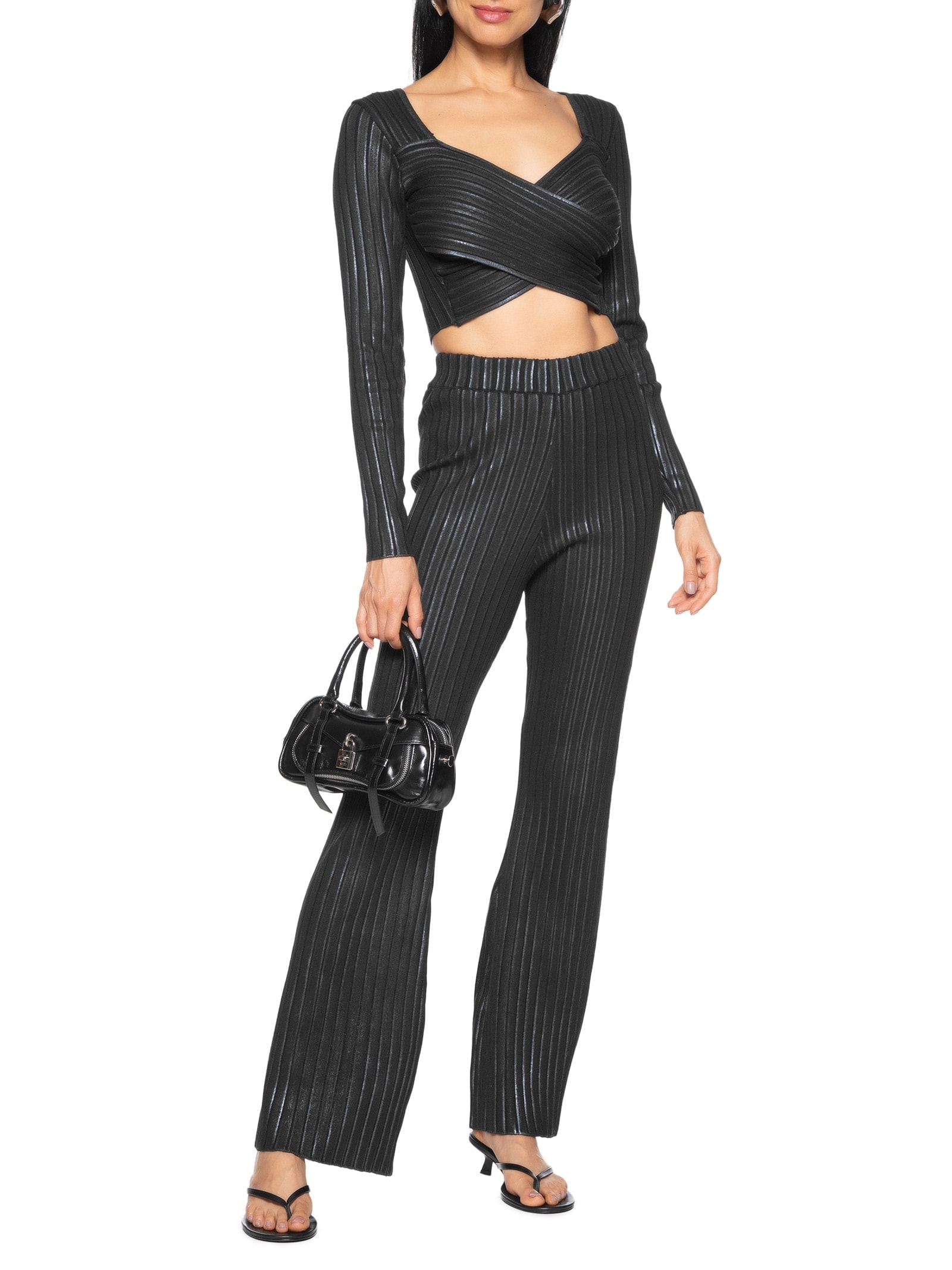 Blusa Feminina Tricot Preto Colcci