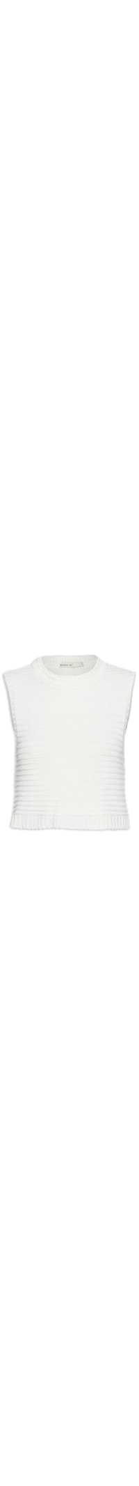 Blusa Feminina Tricot Quadradinha - Branco
