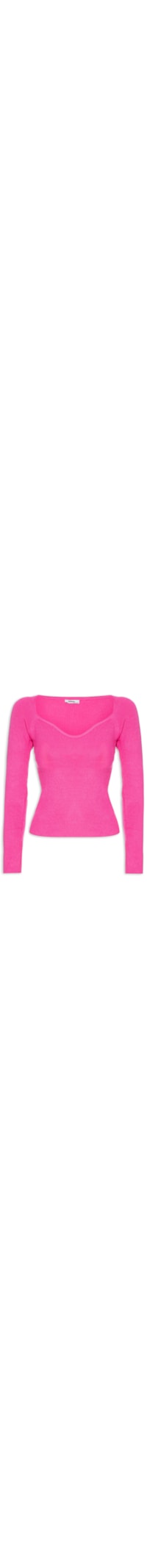 Blusa Feminina Tricot - Rosa