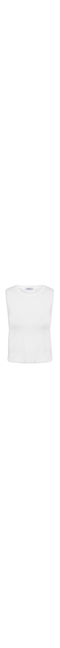 Blusa Feminina Tricot Sem Manga - Off White