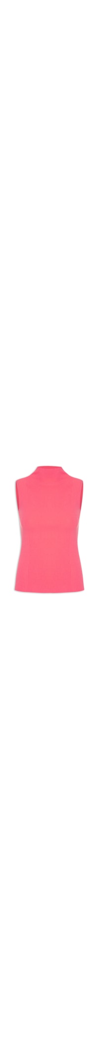 Blusa Feminina Tricot Sem Manga - Rosa