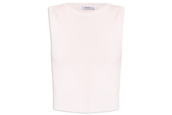 Blusa Feminina Tricot Sem Manga - Rosa