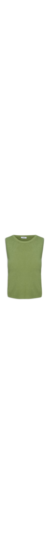 Blusa Feminina Tricot Sem Manga - Verde