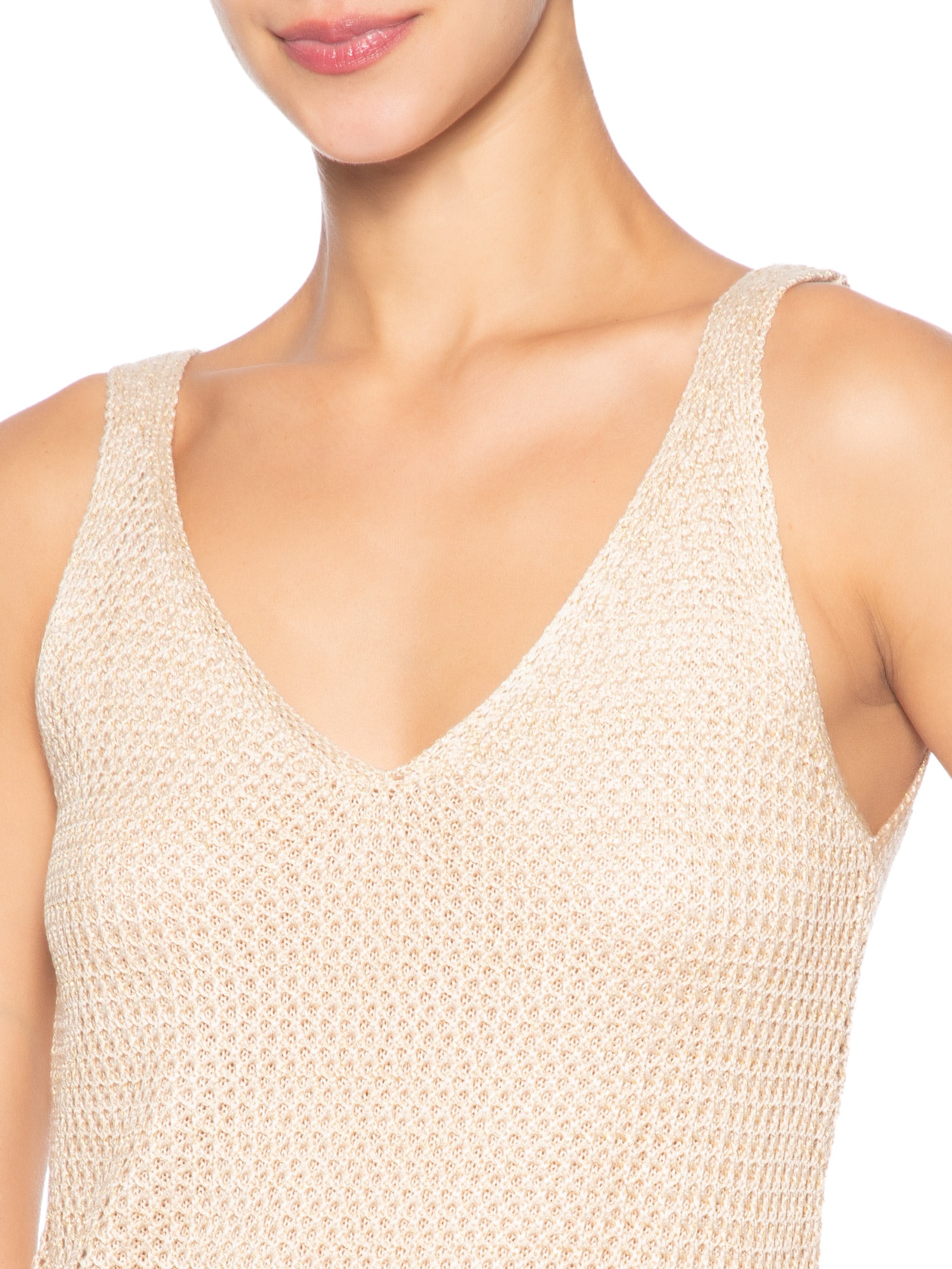 Blusa Feminina Tricot Telada Lurex – Dourado Dress To