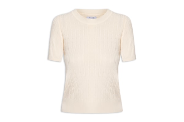 Blusa Feminina Tricot Texturizada - Bege