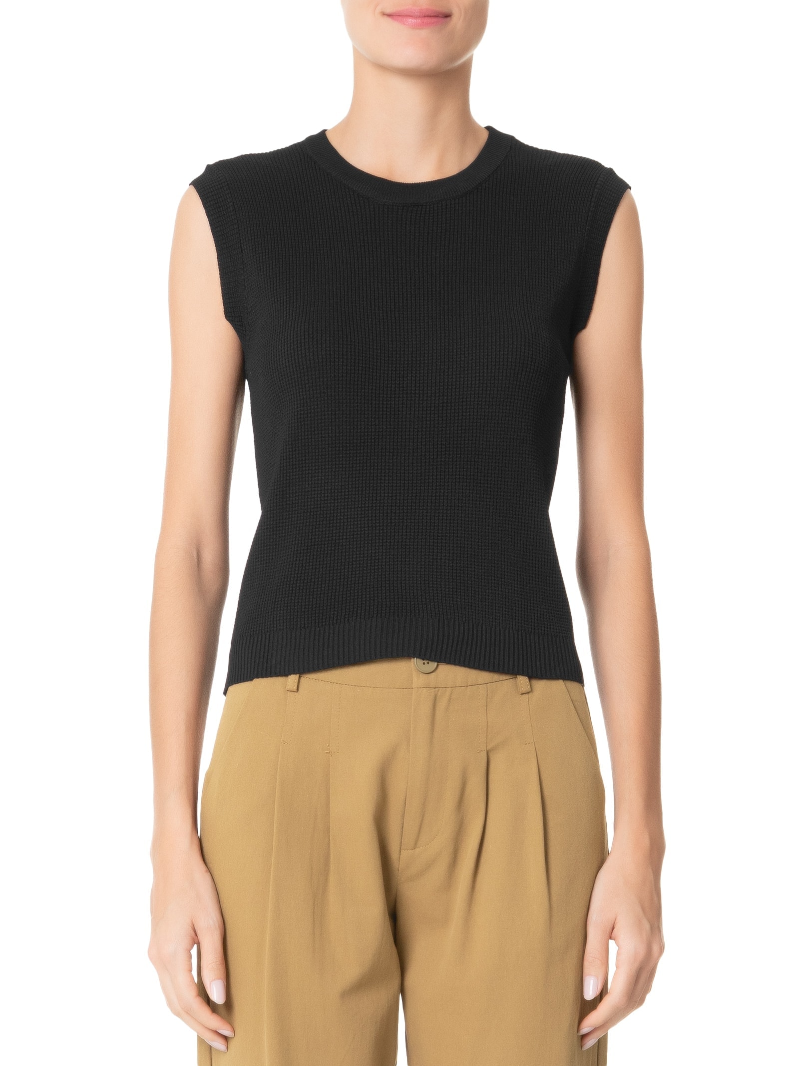 Blusa Feminina Tricot Texturizada Preto Basiq