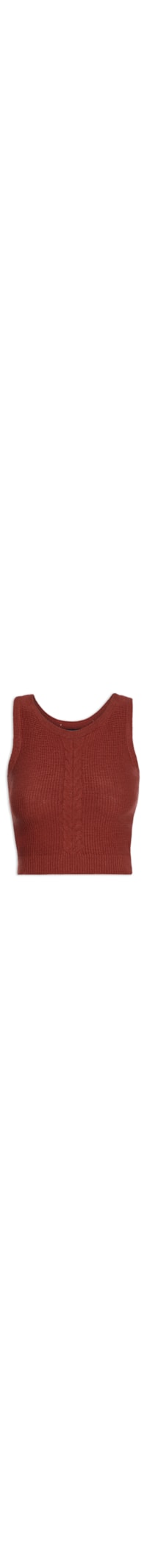 Blusa Feminina Tricot Texturizada - Vermelho