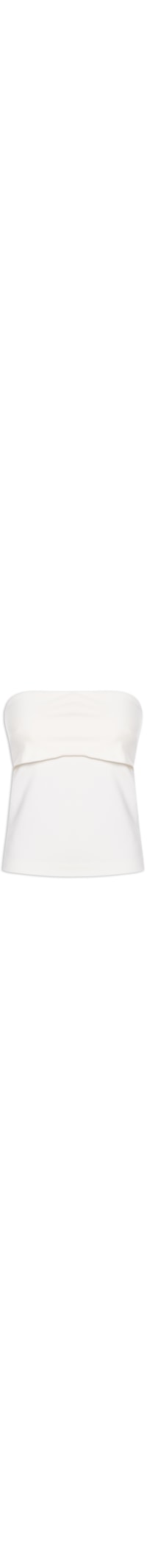 Blusa Feminina Tube Top Com Pala - Off White