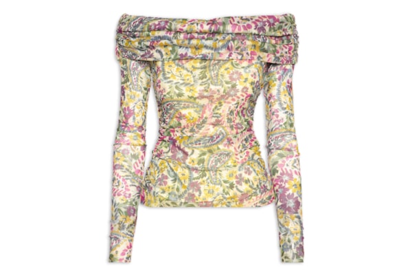 Blusa Feminina Tule Brisa De Flor - Rosa