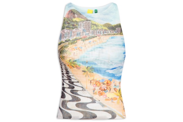 Blusa Feminina Tule Copacabana - Azul