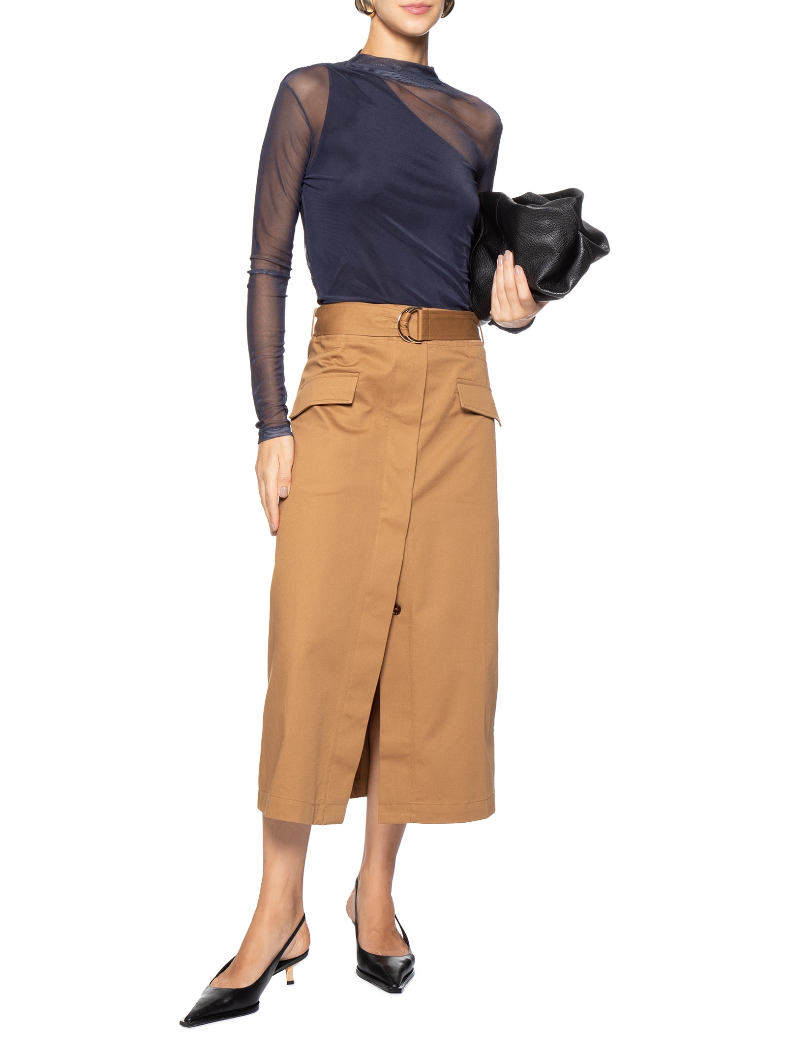 Blusa Feminina Tule Dudi Azul Le Lis