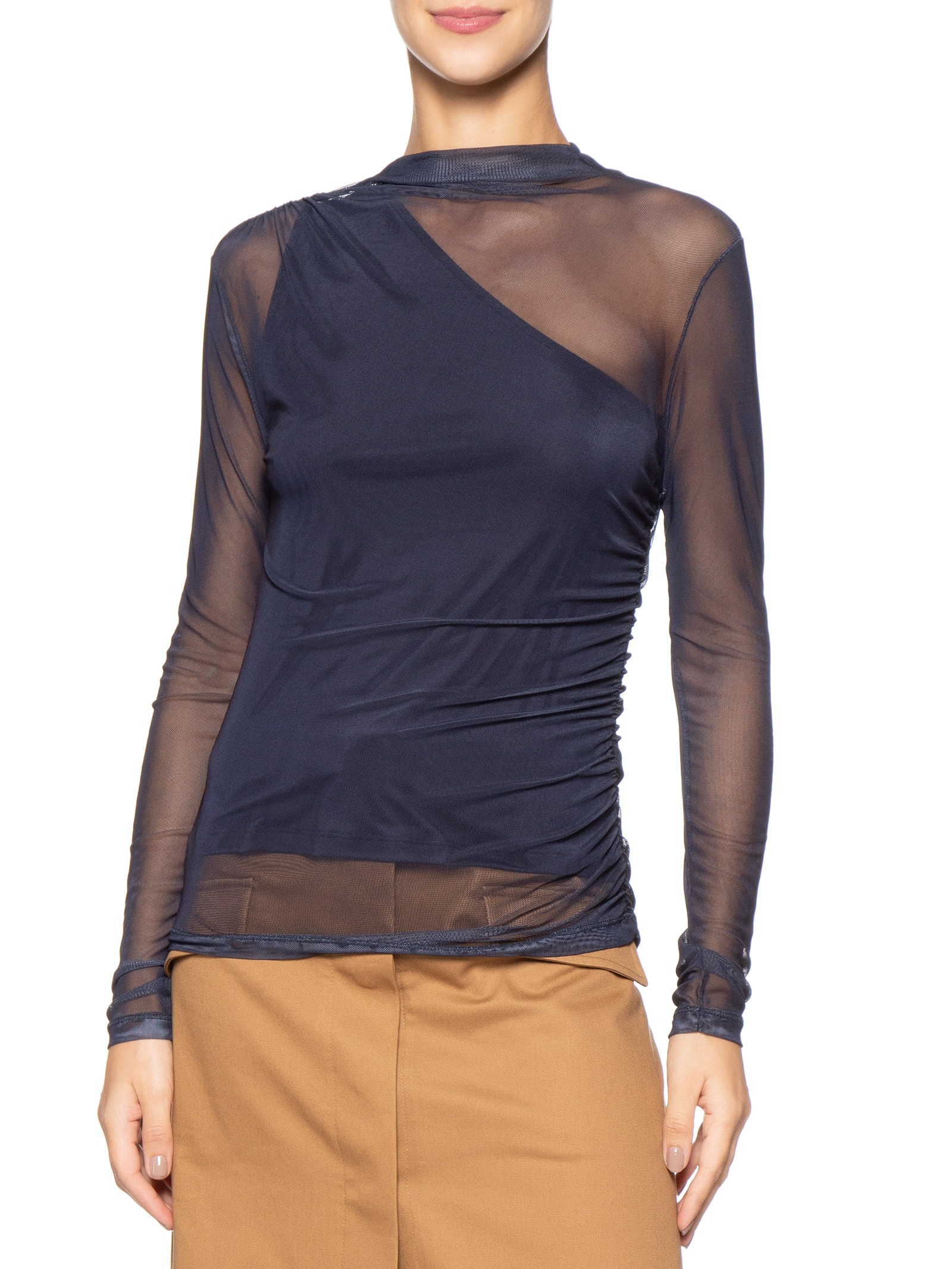 Blusa Feminina Tule Dudi Azul Le Lis