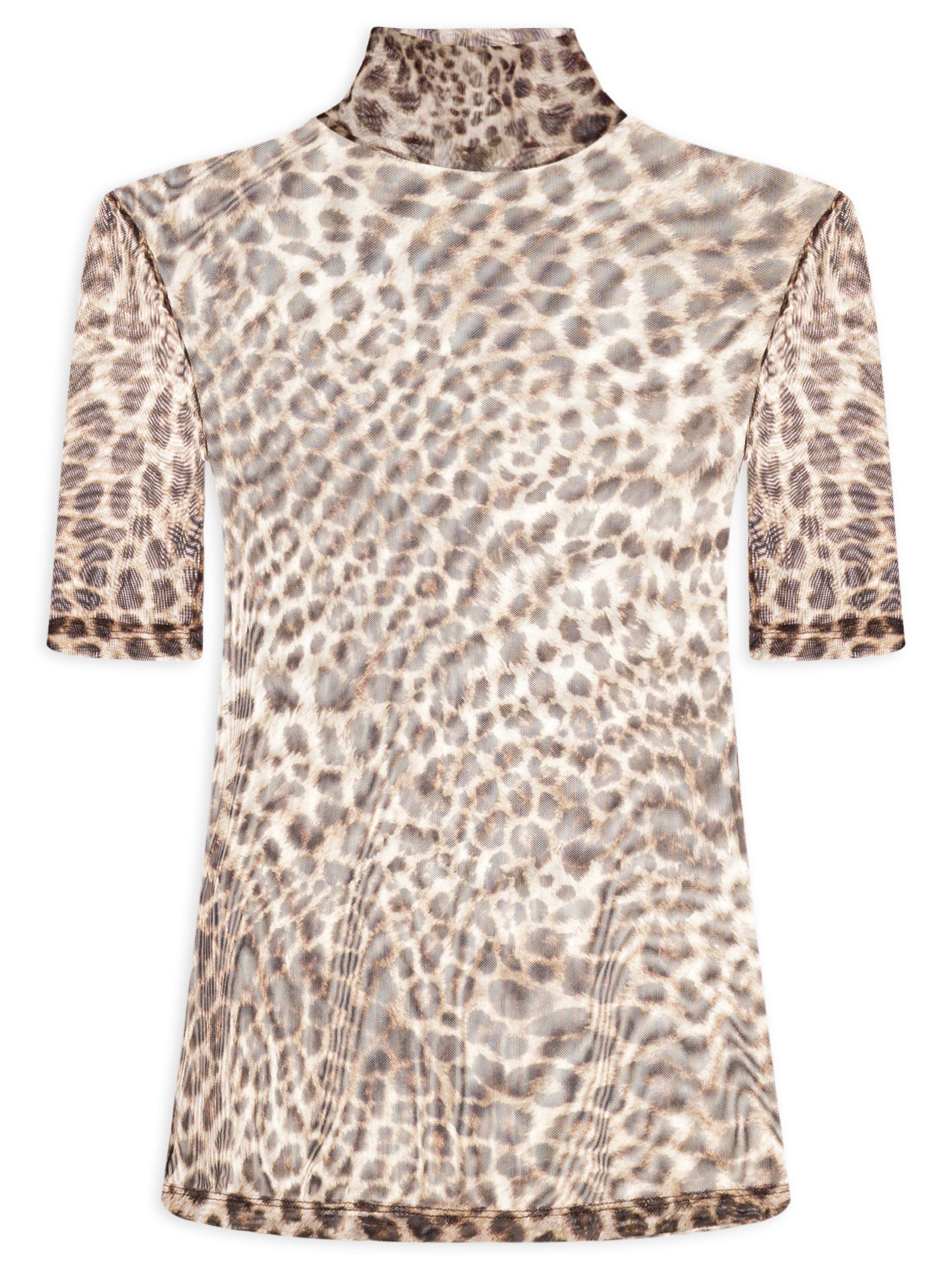 Blusa Feminina Tule Est Onça Jungle Color Animal Print Animale Jeans