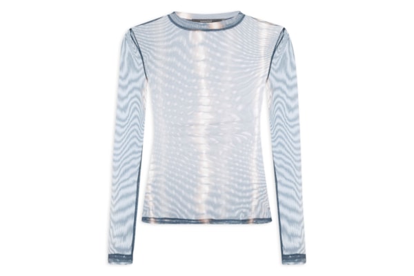 Blusa Feminina Tule Estampa Balangan Jasper - Azul