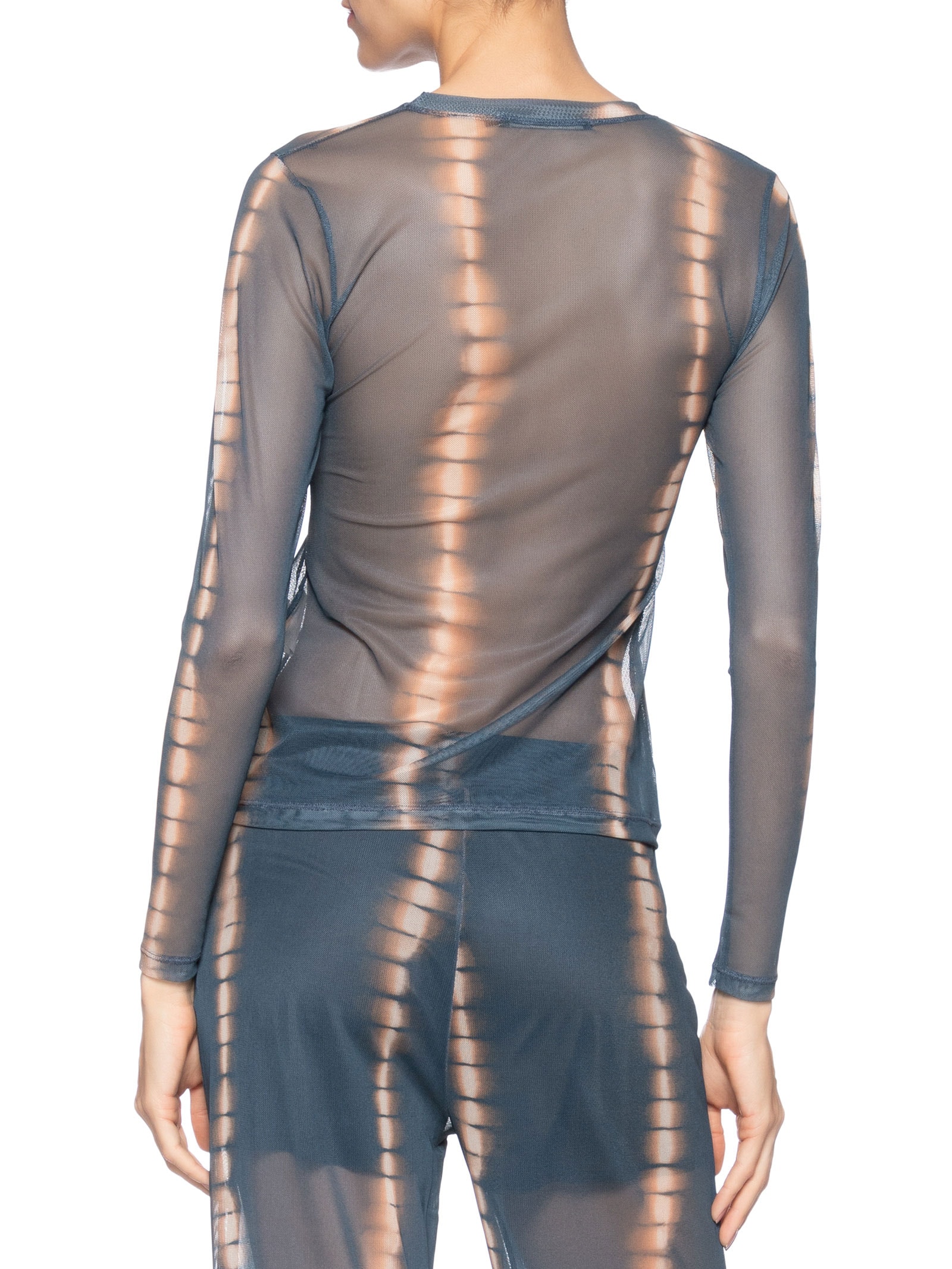 Blusa Feminina Tule Estampa Balangan Jasper Azul Maria Filó