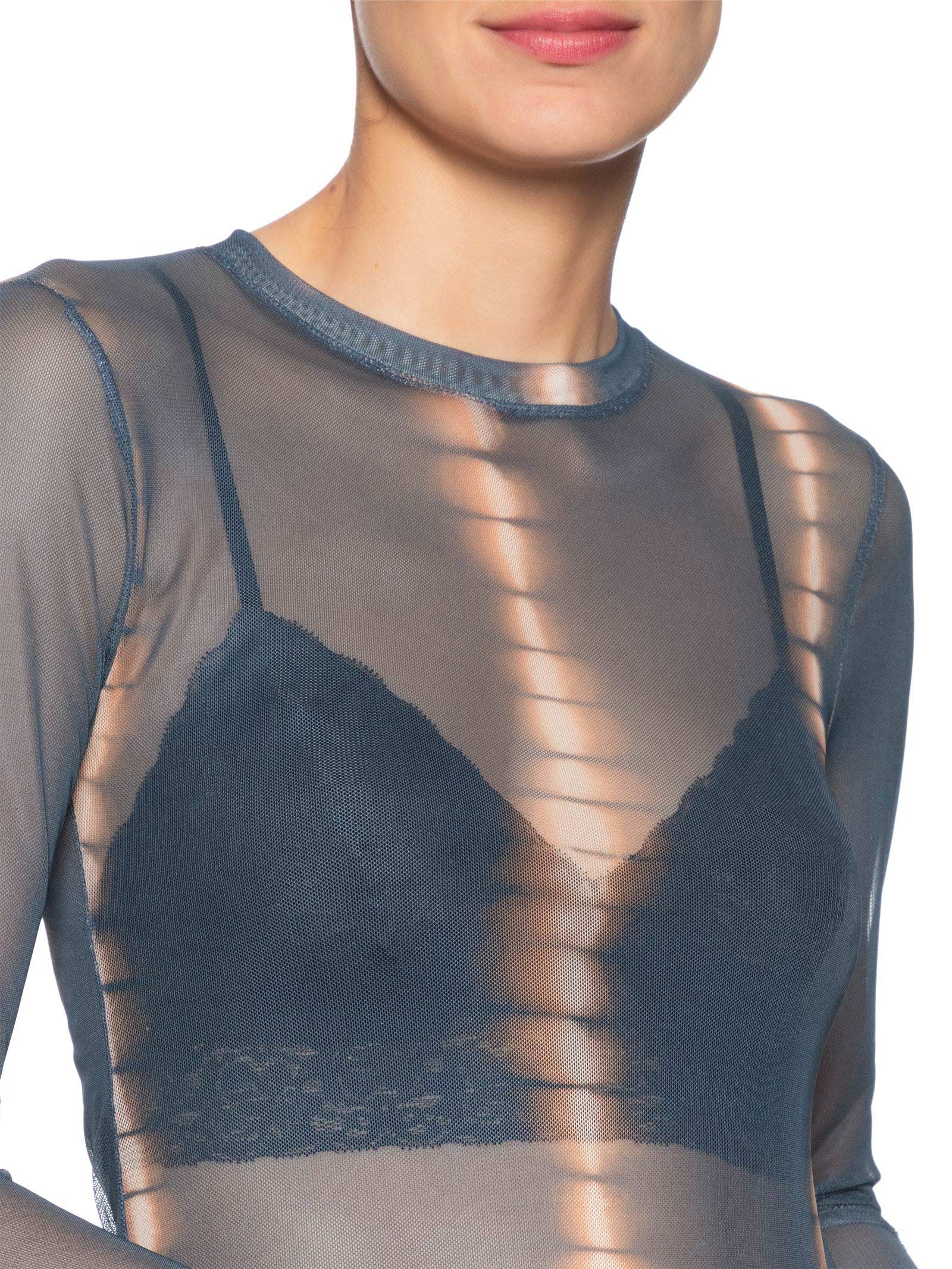 Blusa Feminina Tule Estampa Balangan Jasper Azul Maria Filó