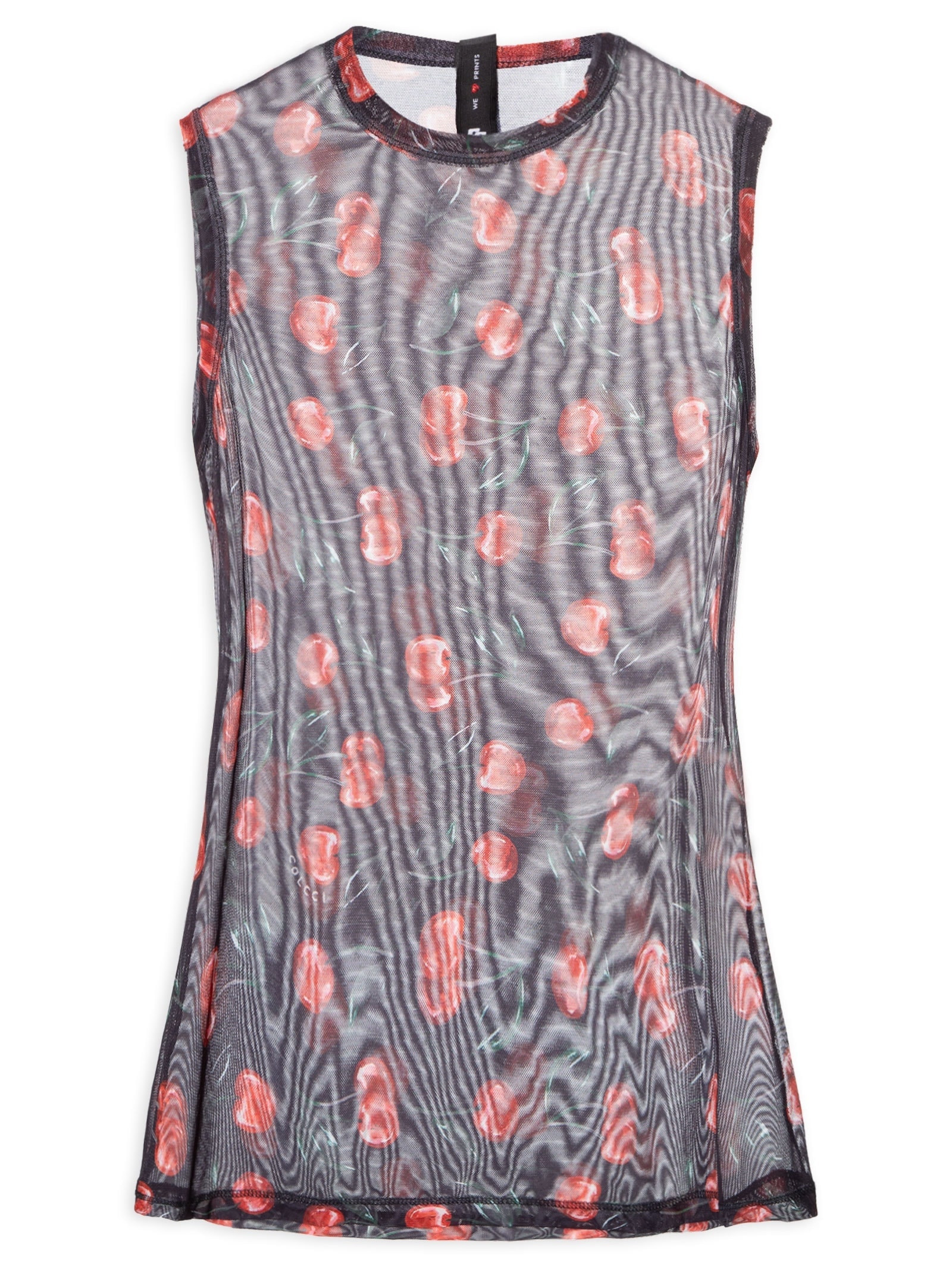 Blusa Feminina Tule Estampado Preto Colcci