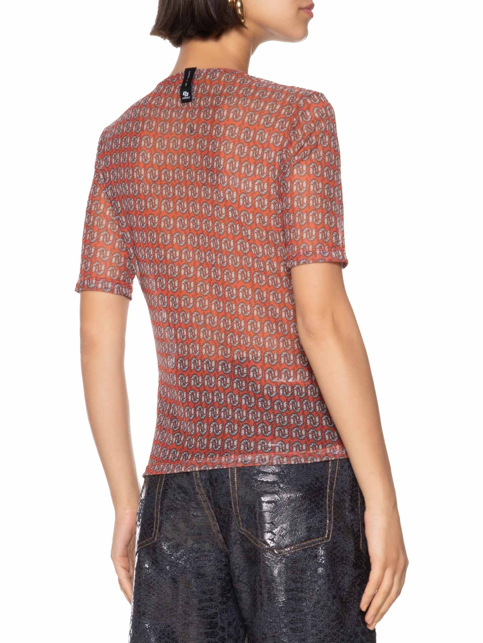 Blusa Feminina Tule Estampado Rosa Colcci