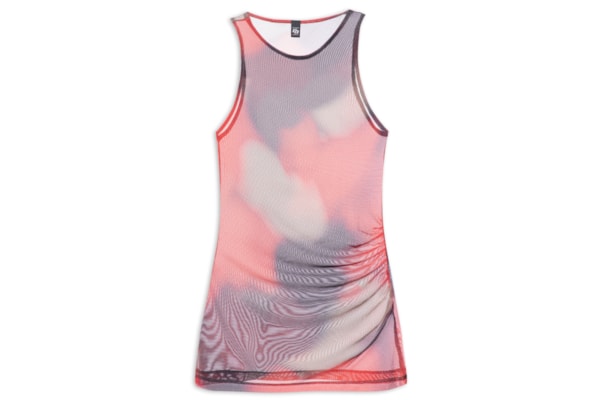 Blusa Feminina Tule Estampado - Vermelho