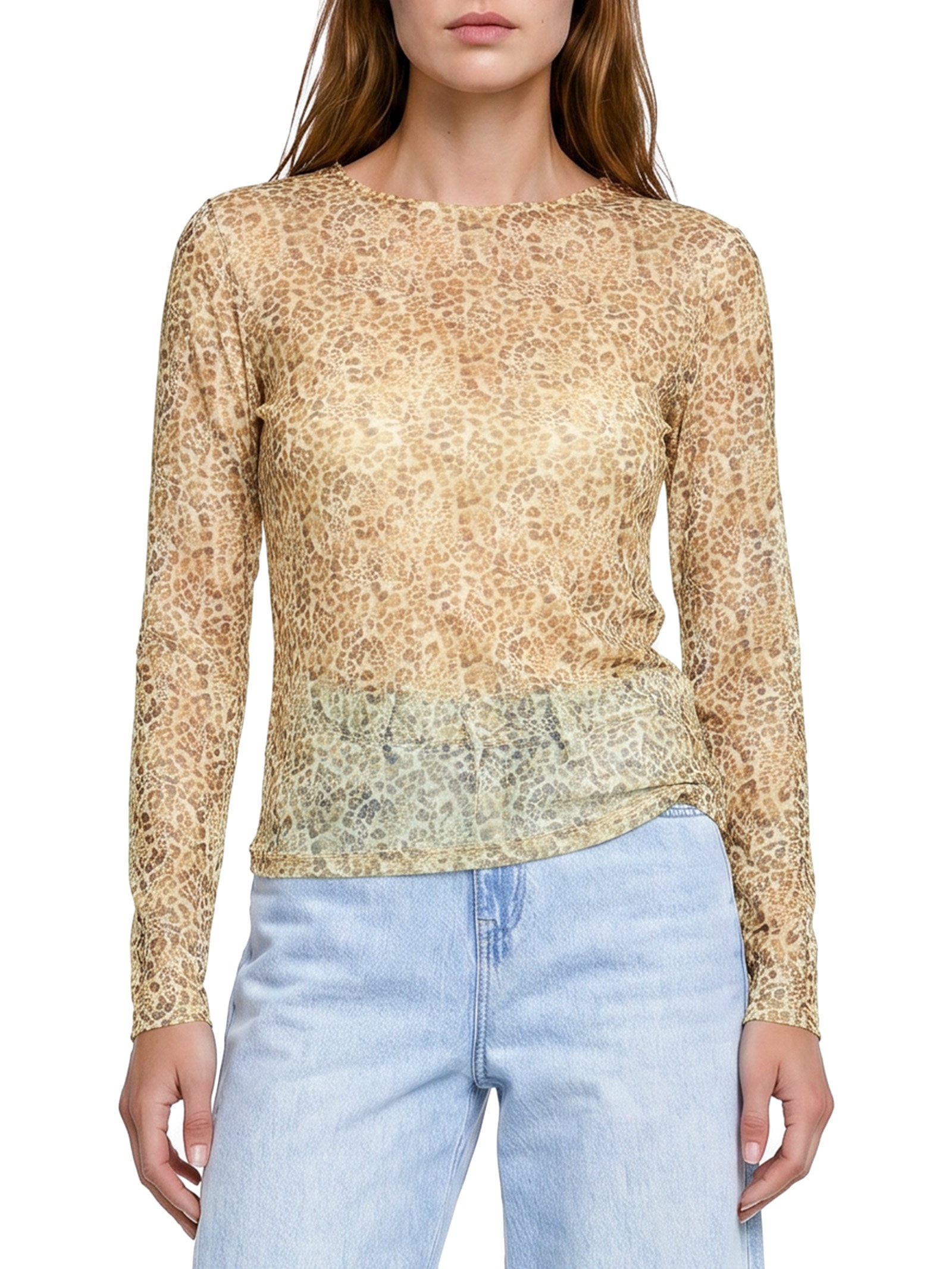 Blusa Feminina Tule Flex – Bege Lez A Lez