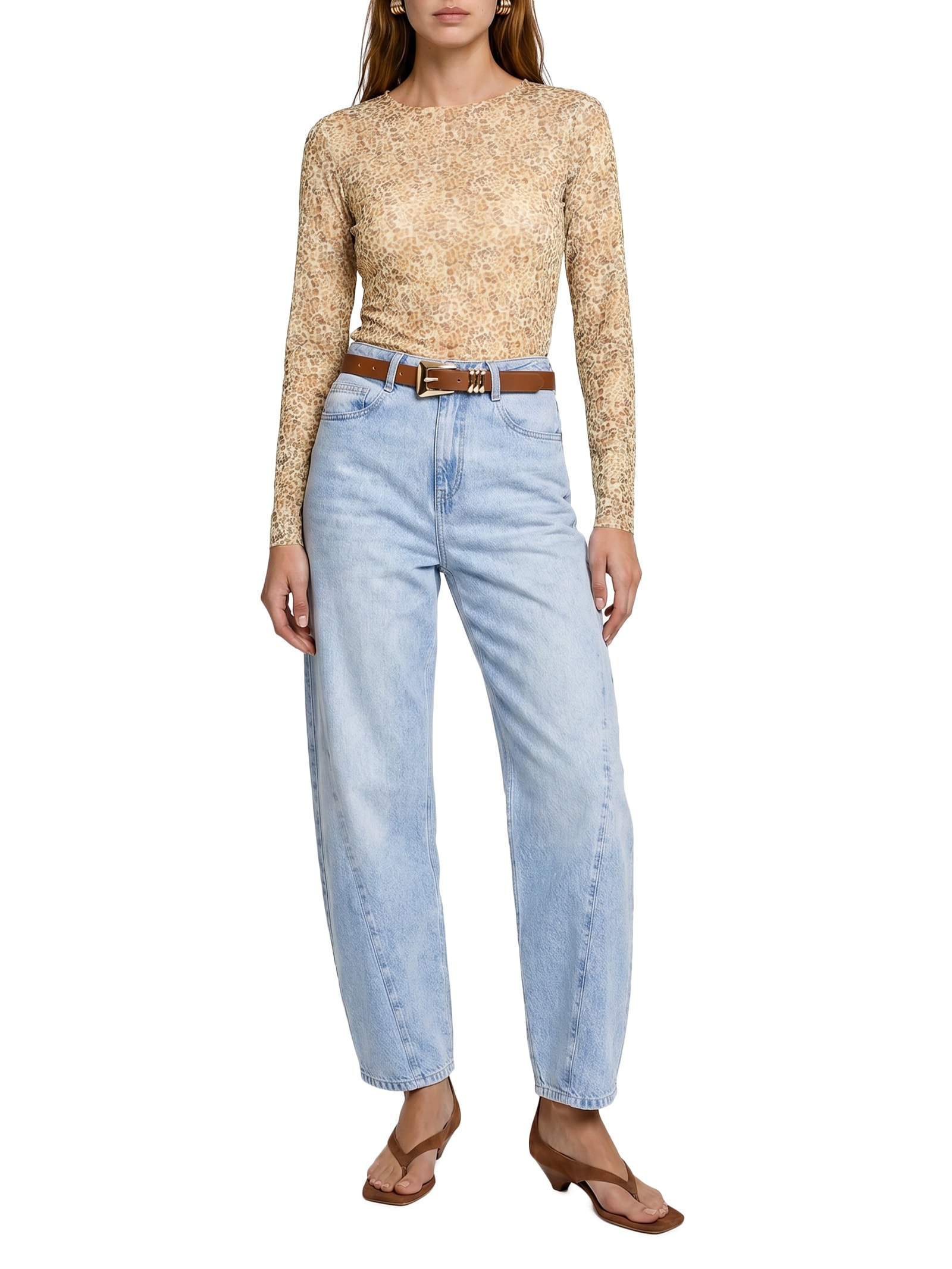 Blusa Feminina Tule Flex – Bege Lez A Lez