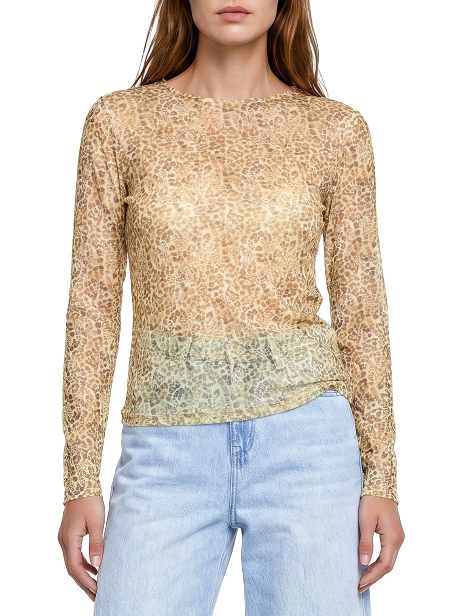 Blusa Feminina Tule Flex – Bege Lez A Lez