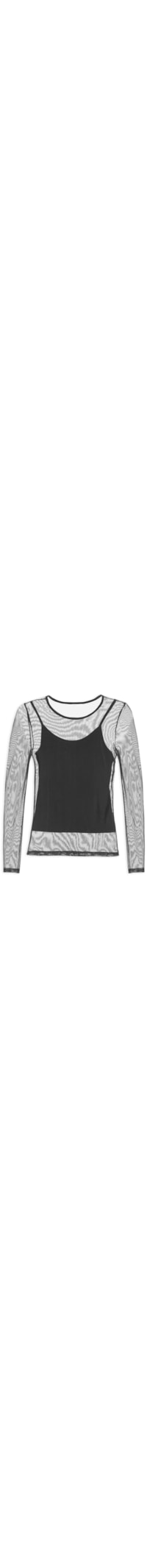 Blusa Feminina Tule Flex – Preto