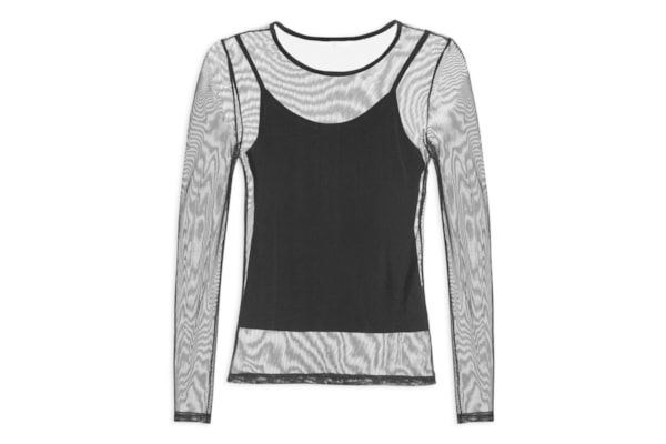 Blusa Feminina Tule Flex – Preto