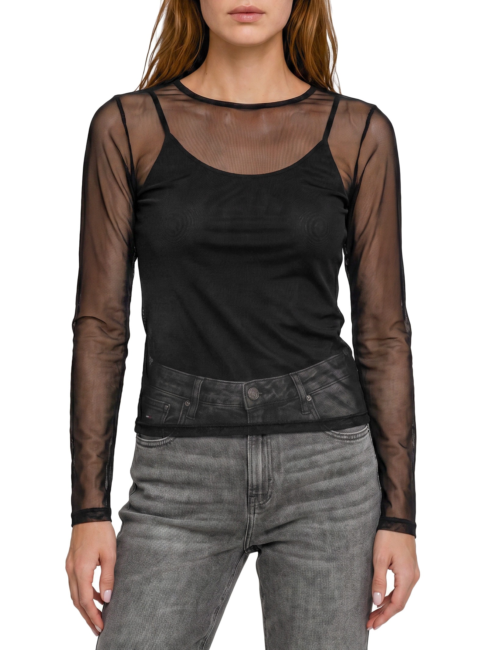 Blusa Feminina Tule Flex – Preto Lez A Lez