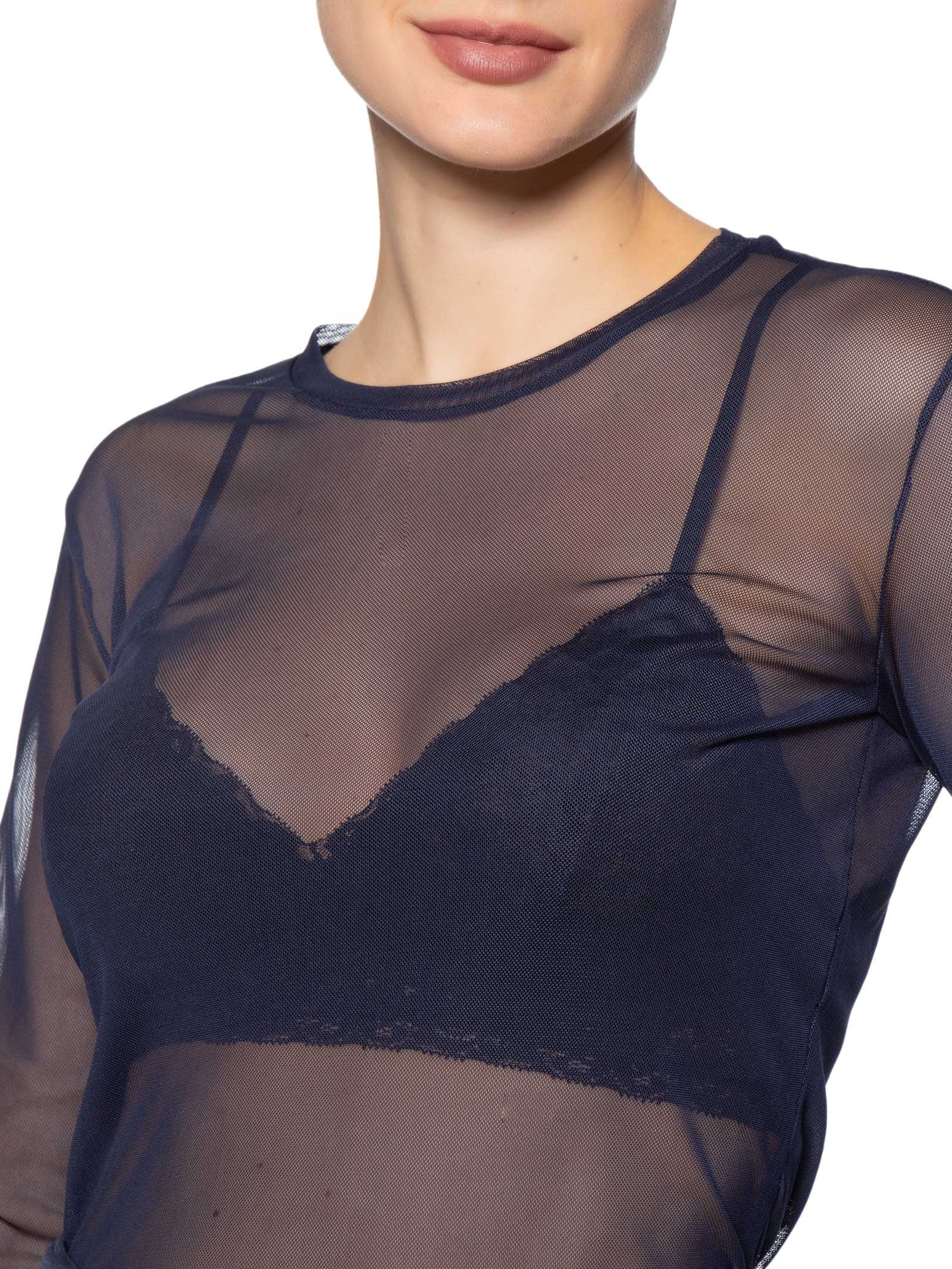 Blusa Feminina Tule Joana Azul Le Lis