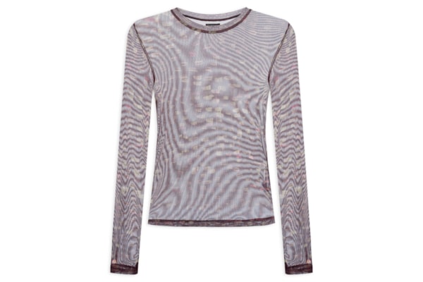 Blusa Feminina Tule Joana Brilho - Marrom