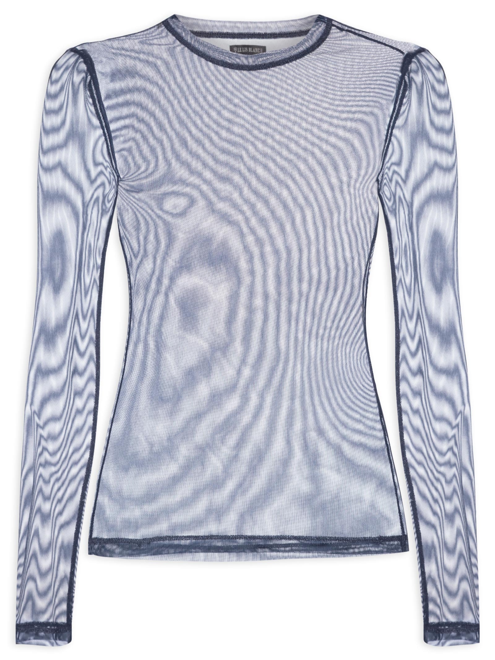 Blusa Feminina Tule Joana III Azul Le Lis