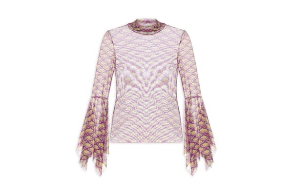 Blusa Feminina Tule Manga Longa - Amarelo