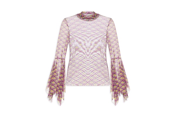 Blusa Feminina Tule Manga Longa - Amarelo