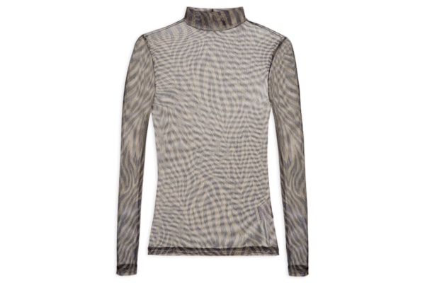 Blusa Feminina Tule Manga Longa Zebra - Marrom