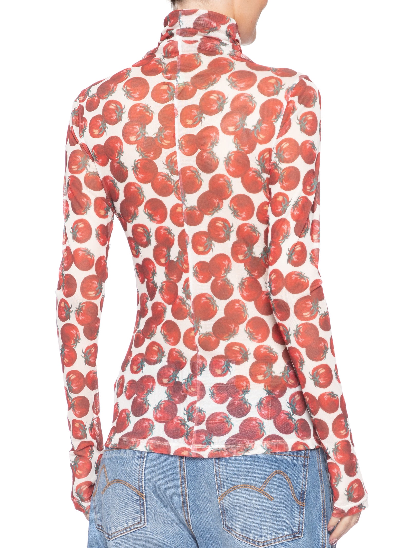 Blusa Feminina Tule Maxi Tomate Vermelho Farm