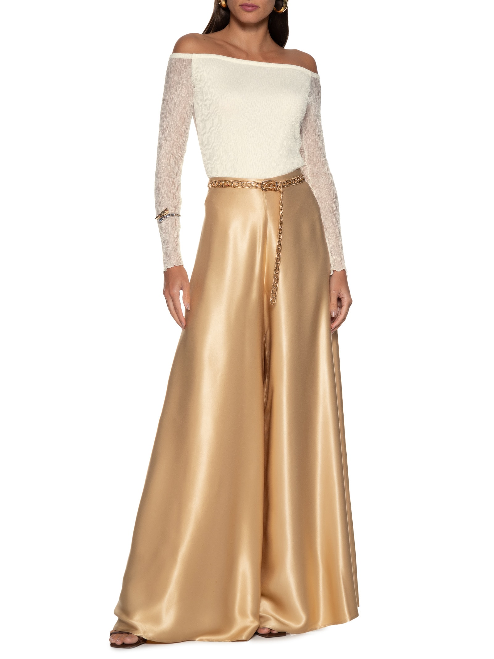 Blusa Feminina Tule Off White Colcci