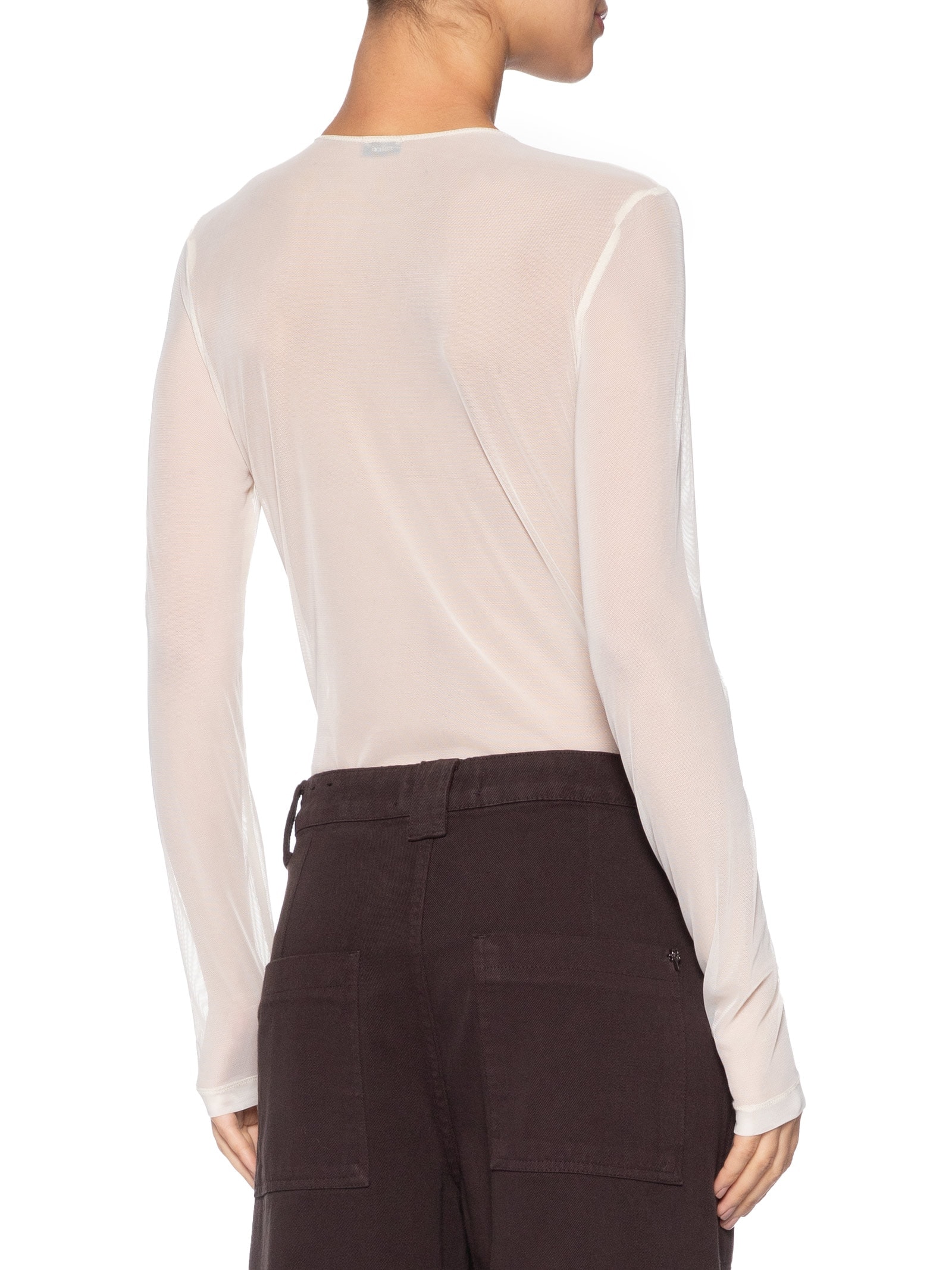 Blusa Feminina Tule Off White Colcci
