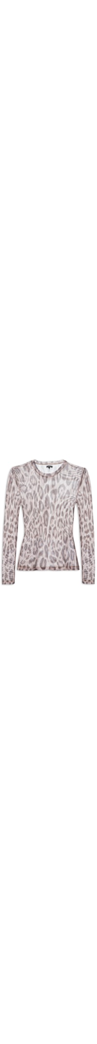 Blusa Feminina Tule Onça - Animal Print