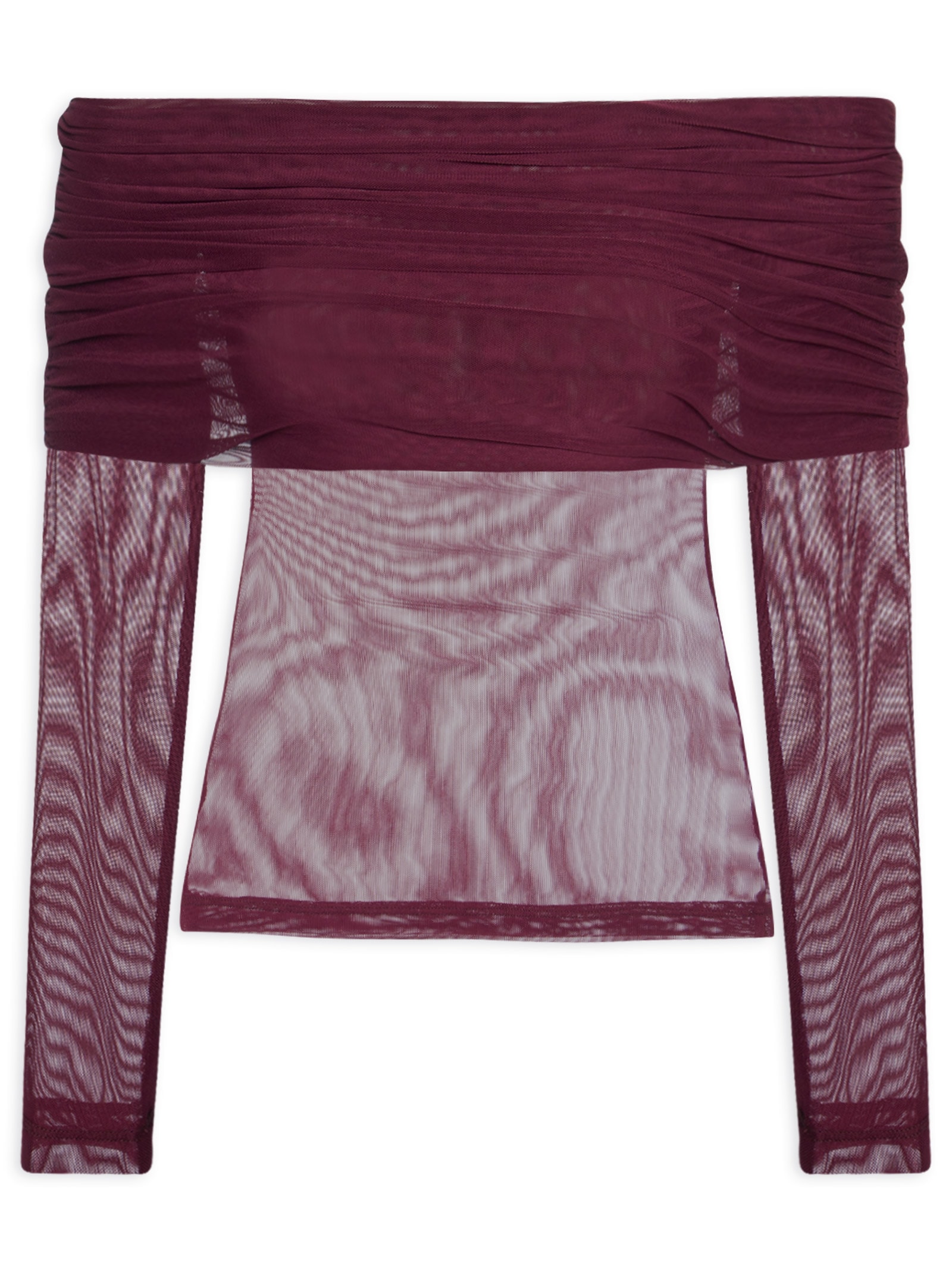 Blusa Feminina Tule Vermelho Colcci Jeans