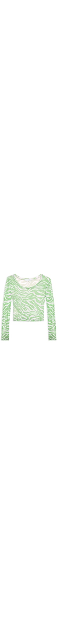 Blusa Feminina Tule Zebra - Verde