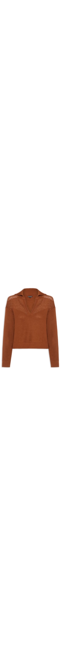 Blusa Feminina Tully Manga Longa - Laranja