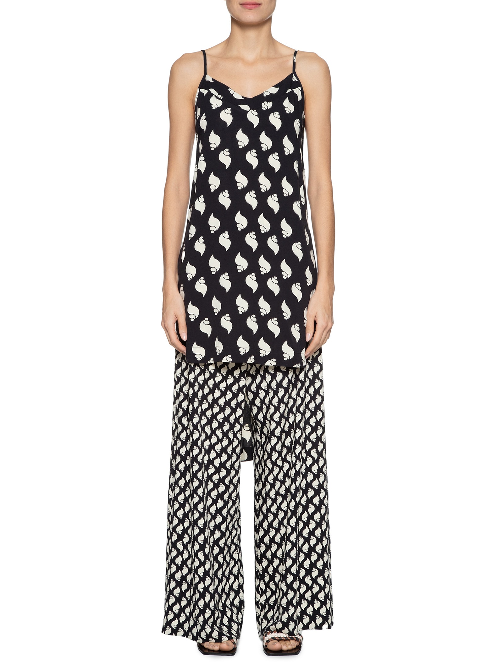 Blusa Feminina Túnica Crepe Litorânea Preto Dress To