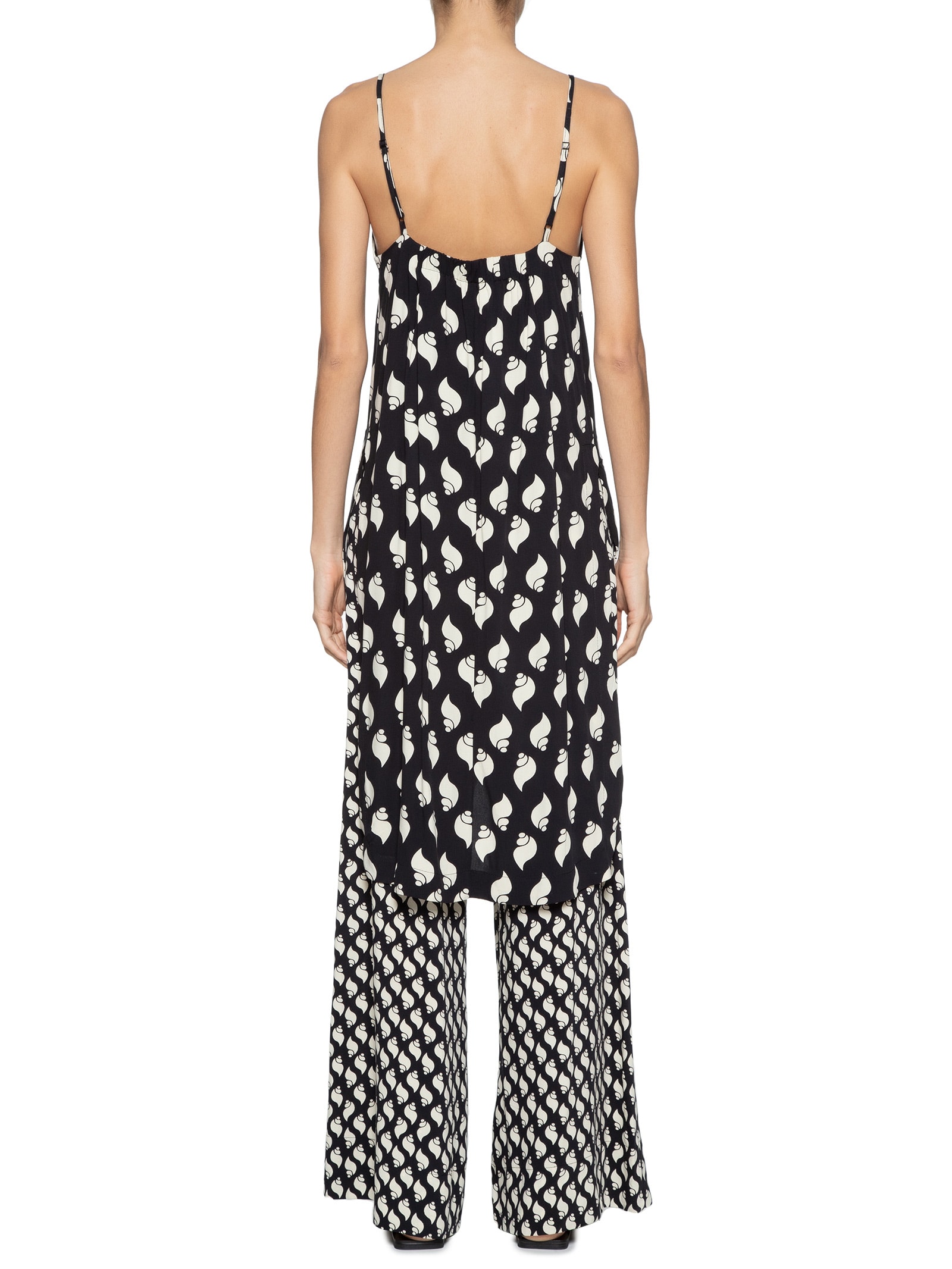 Blusa Feminina Túnica Crepe Litorânea Preto Dress To