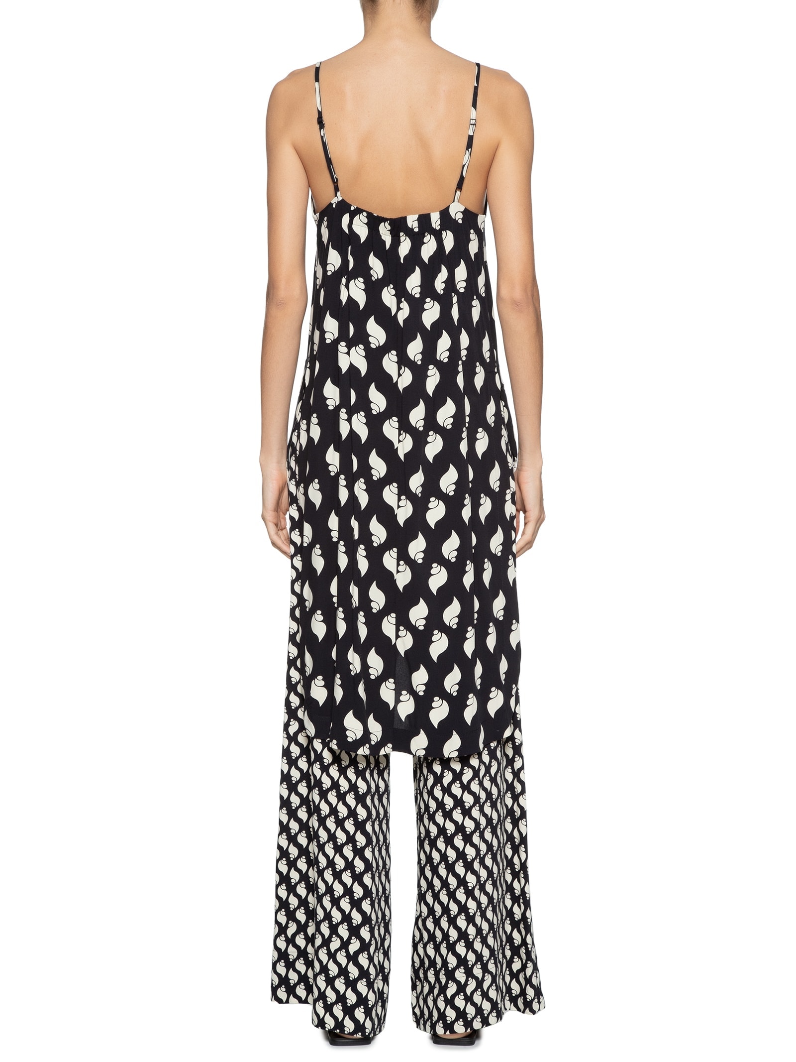 Blusa Feminina Túnica Crepe Litorânea Preto Dress To