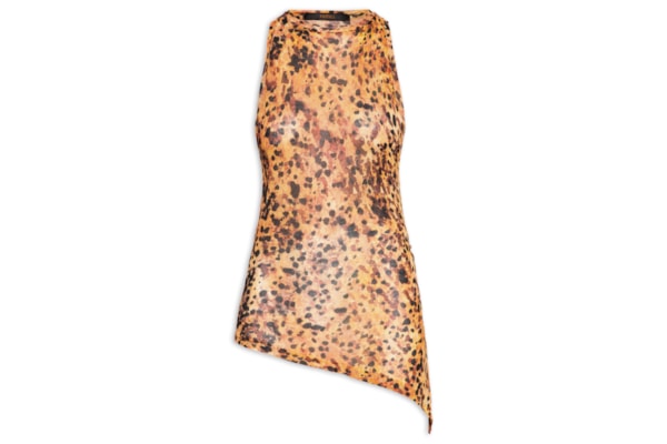 Blusa Feminina Túnica Fenda Lateral – Marrom
