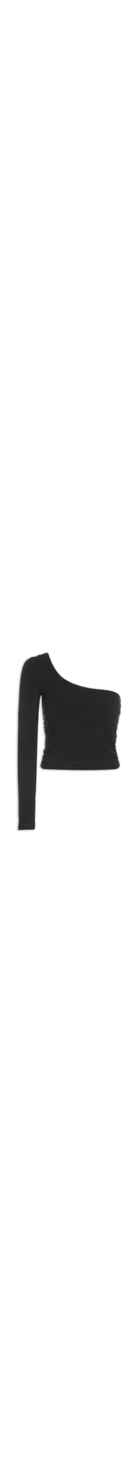 Blusa Feminina Um Ombro Só - Preto