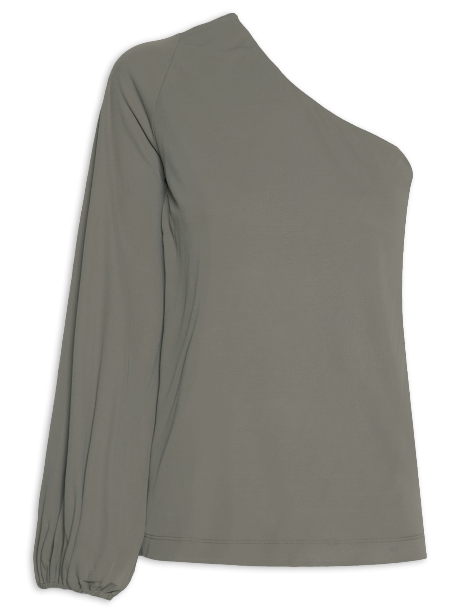 Blusa Feminina Um Ombro Só Verde Maria Filó